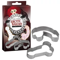 Novelty Cookie Cutter Set - Penis Shaped (2 pieces)