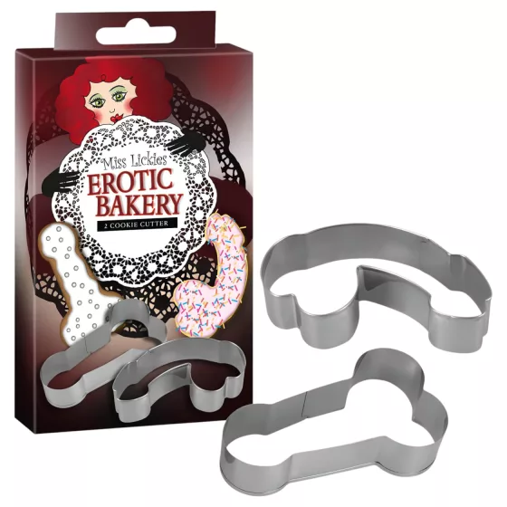 Novelty Cookie Cutter Set - Penis Shaped (2 pieces)