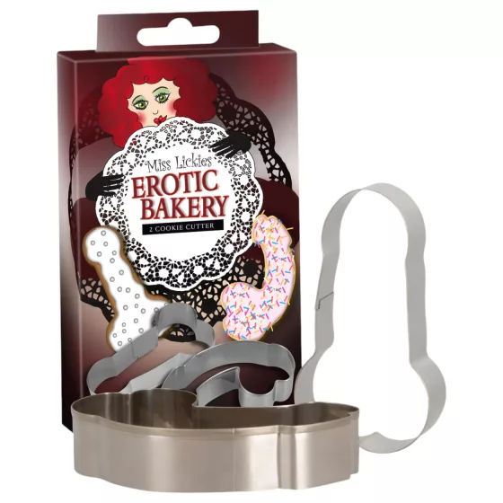 Novelty Cookie Cutter Set - Penis Shaped (2 pieces)