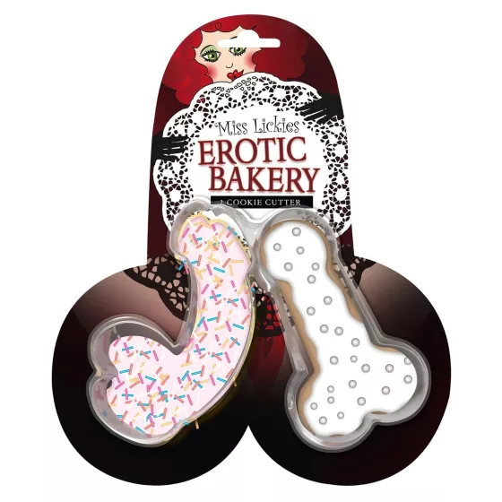 Novelty Cookie Cutter Set - Penis Shaped (2 pieces)