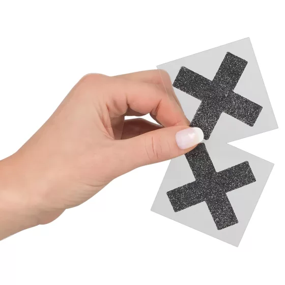 Cottelli - Glittering Nipple Sticker - X