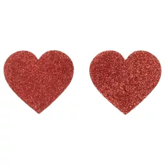 Cottelli - Sparkling Nipple Sticker - Heart