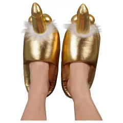 Golden Novelty Slippers