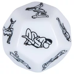 12-Sided Erotic Dice - White