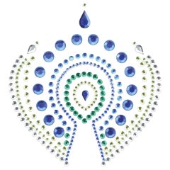 Glittering Diamonds Intimate Jewelry Set - 3 Piece (Blue)