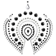 Sparkling Diamonds Intimate Jewelry Set - 3 Pieces (Black)