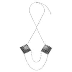 Cottelli - decorative nipple sticker (silver)