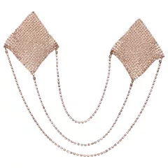 Cottelli - Gold Chain Nipple Stickers