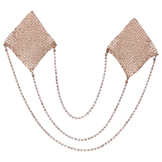 Cottelli - Gold Chain Nipple Stickers