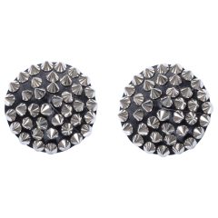 Cottelli - studded nipple sticker (black)