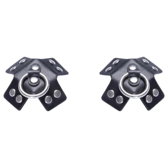 Bad Kitty - Black Pierced Nipple Stickers