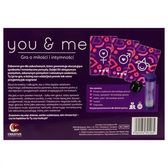 you & me - erotic couples’ game (Polish)