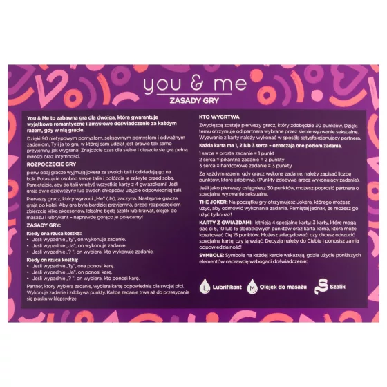 you & me - erotic couples’ game (Polish)