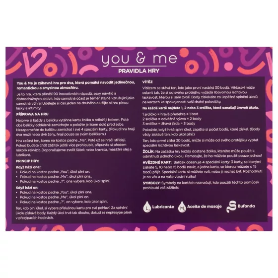 you & me - erotic couples’ game (Czech)