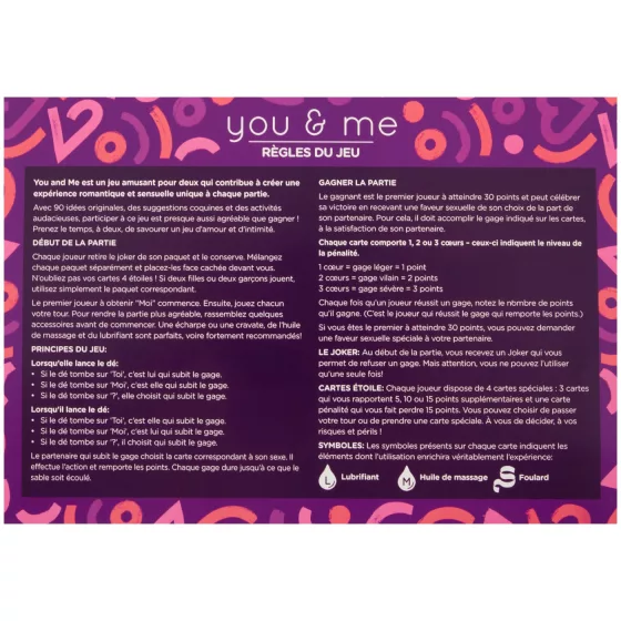 you & me - erotic couples game (French)