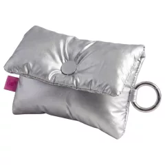 Womanizer Snap - storage pouch with keyring (silver)