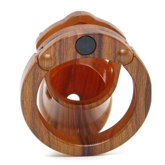 CB-6000 - Luxury Wooden Locking Chastity Cage