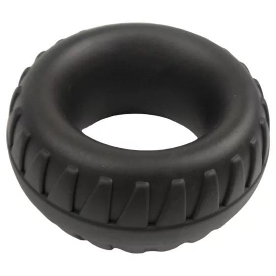 Pulselock Oak - Extra-Thick Silicone Cock Ring (Black) - 40 mm