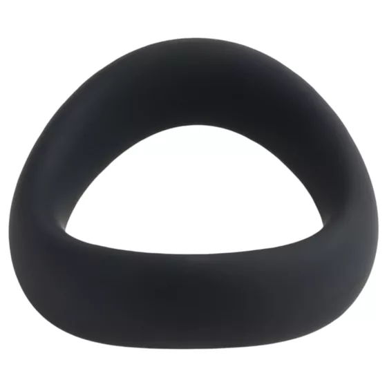 Pulselock Cocktura - twisted silicone penis ring (black) - 45 mm