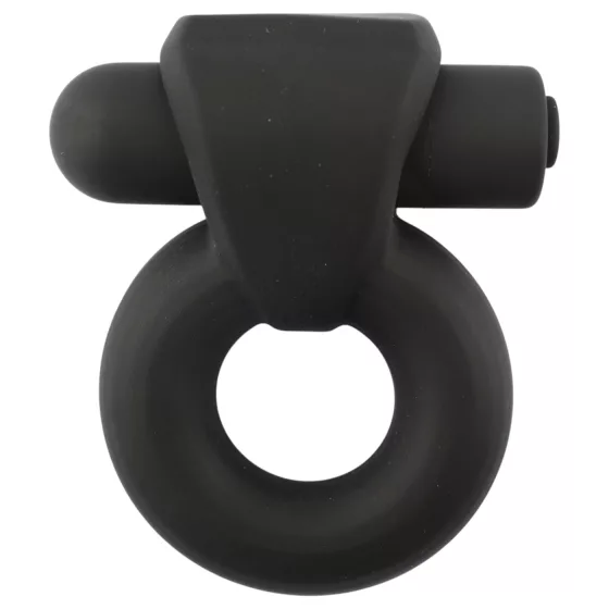 Pulselock Vantr - rechargeable vibrating penis and testicle ring (black) - 25 mm