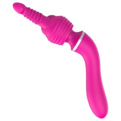   Lonely 2in1 – Massager & G-Spot Vibrator with 3 Attachments (Pink)