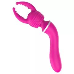   Lonely 2in1 – Massager & G-Spot Vibrator with 3 Attachments (Pink)