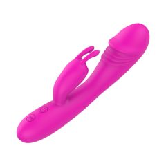 Lonely - rechargeable bunny clitoral vibrator (pink)