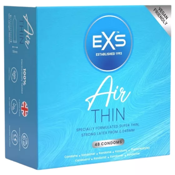 EXS Air Thin - Latex Condoms (Pack of 48)
