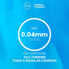 EXS Air Thin - Latex Condoms (Pack of 48)