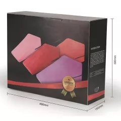   Desirel Magic Pillow wedge sex pillow set - small + large (red)