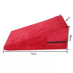  Desirel Magic Pillow wedge sex pillow set - small + large (red)