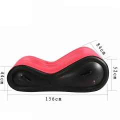   Desirel Magic Pillow - Inflatable BDSM Sex Furniture - with Cuffs (Red)