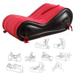   Magic Pillow - Inflatable sex bed - with handcuffs - large (red)