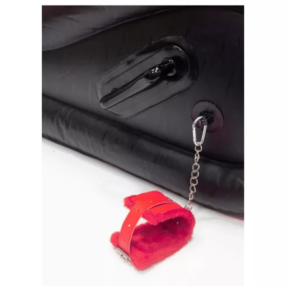 Desirel Magic Pillow - Inflatable BDSM Sex Furniture - with Cuffs (Red)