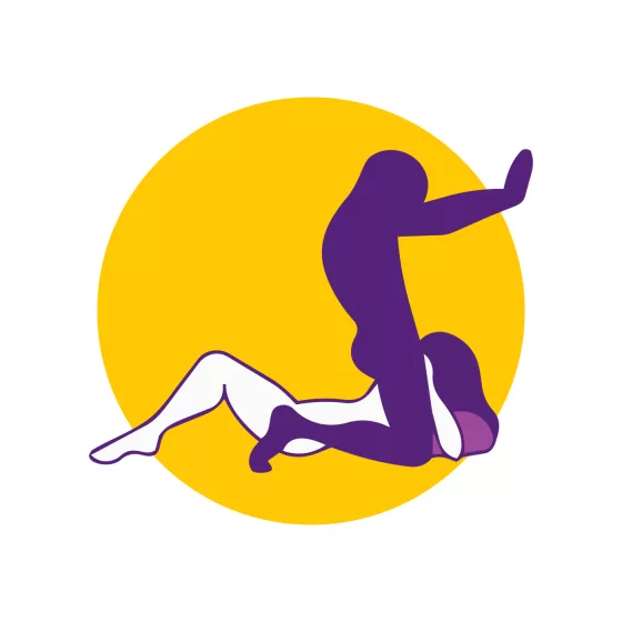 Desirel Magic Pillow - inflatable wedge sex pillow (dark purple)
