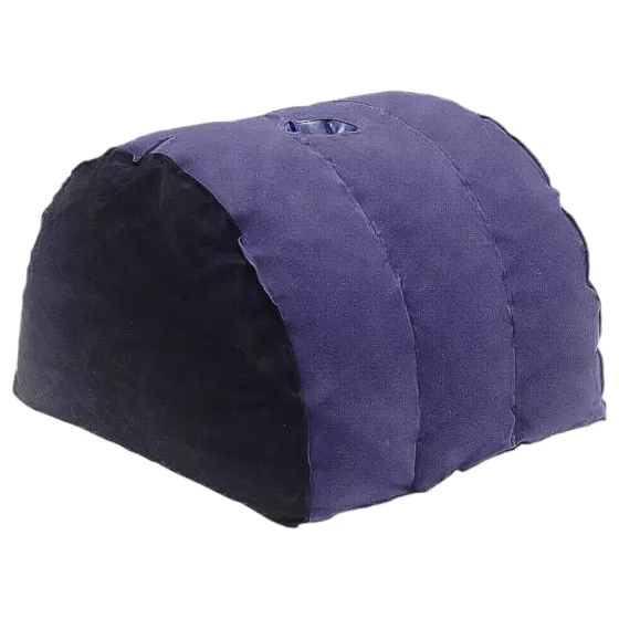 Magic Pillow - Inflatable Lovemaking Cushion with Toy Holder (Purple)