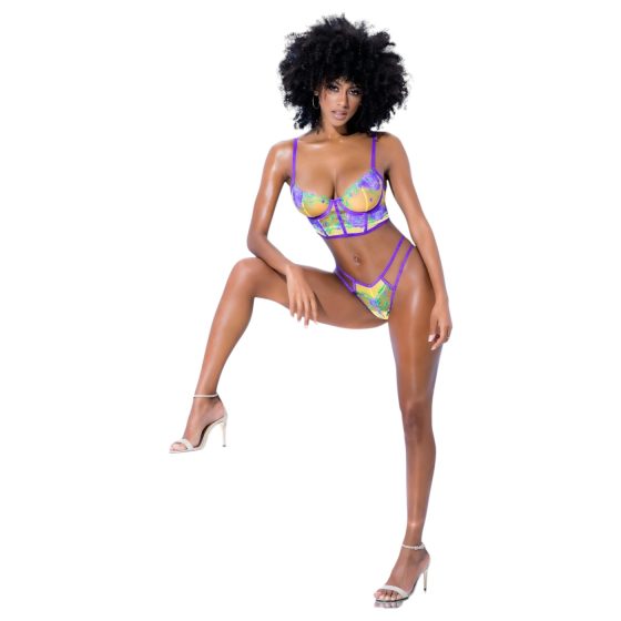 Mapalé - Bra Set (Yellow-Purple)