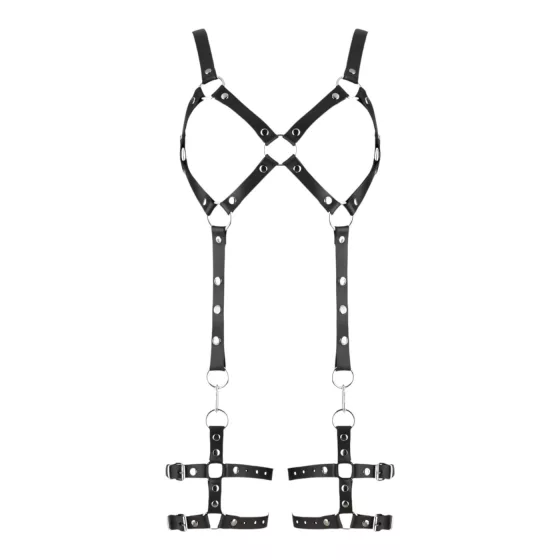 ZADO - Leather Body Harness - Black - L/XL