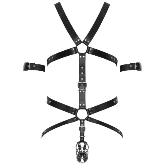 ZADO - Men's Leather Strap Body Harness