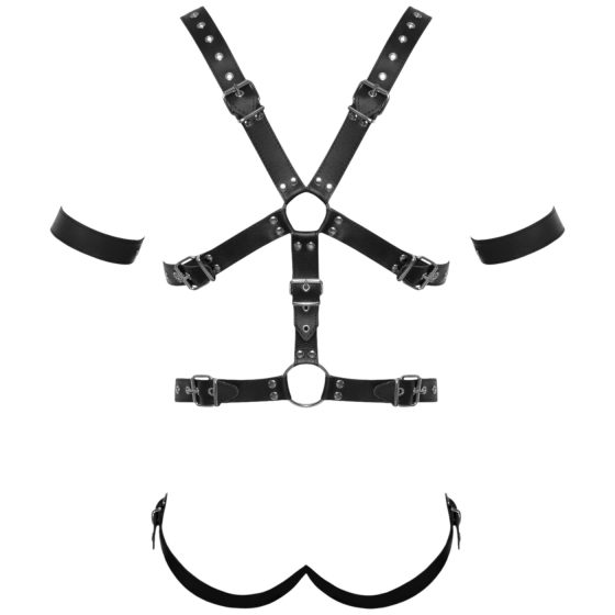 ZADO - Men's Leather Strap Body Harness