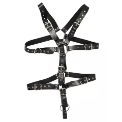 ZADO - Men's Leather Body Harness - Black (S-L)