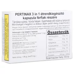   Pertinax 3in1 Plus - Men's Dietary Supplement Capsules (4 Count)