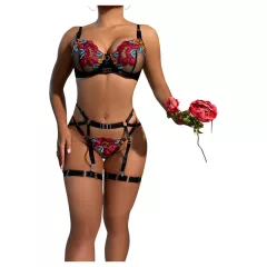 JSY 061 - erotic lingerie set - black