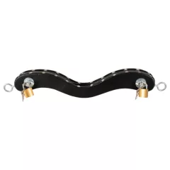 ZADO - leather-covered testicle stockade (black)