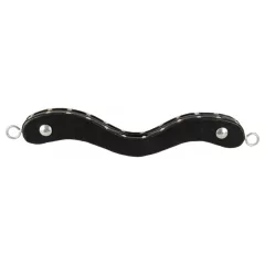 ZADO - leather-covered testicle stockade (black)