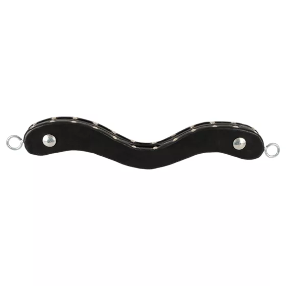 ZADO - leather-covered testicle stockade (black)