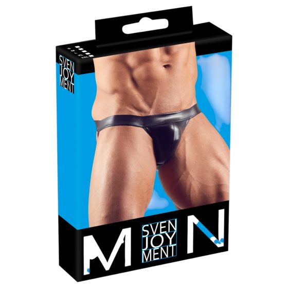 Svenjoyment - shiny men's thong (black)
