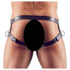 Svenjoyment - Harness with Penis Ring (Black) - M/L
