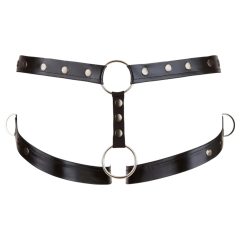 Svenjoyment - Harness with Penis Ring (Black) - M/L