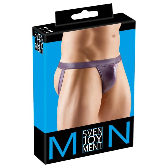 Svenjoyment - open men's thong (purple) 